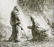 Jean Francois Millet, Two shepherden